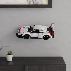 Wandhalterung kompatibel mit LEGO Technik 42096 Porsche 911 RSR