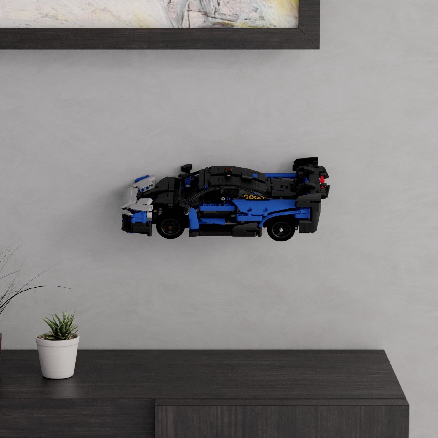 Wandhalterung kompatibel mit LEGO Technik 42123 McLaren Senna GTR