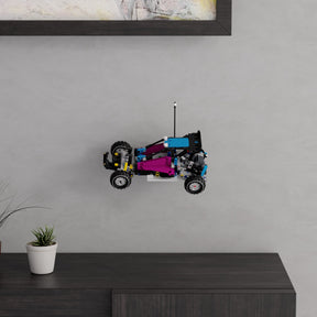 Wandhalterung kompatibel mit LEGO Technik 42124 Off-Road Buggy Display