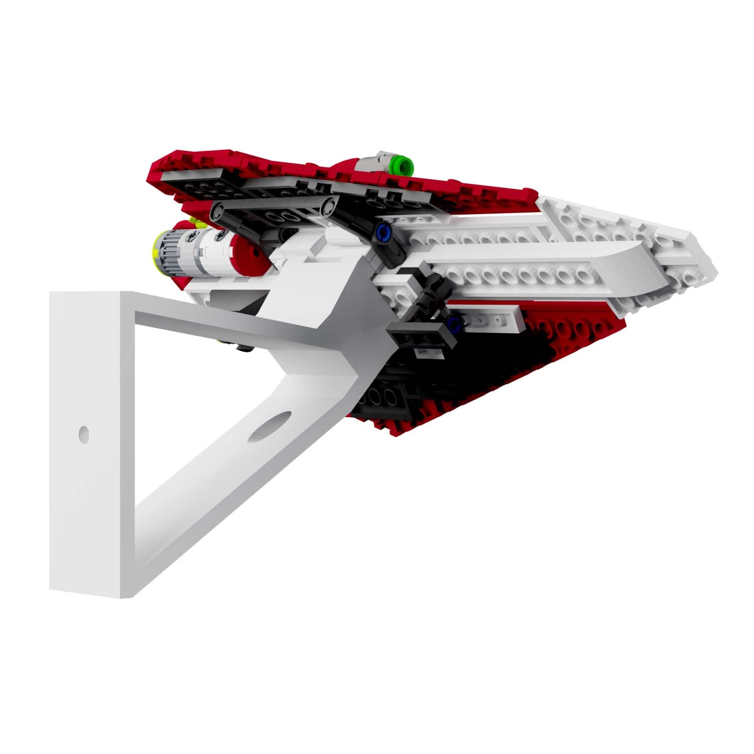 Wandhalterung kompatibel mit LEGO Star Wars 75333 Obi-Wan Starfighter