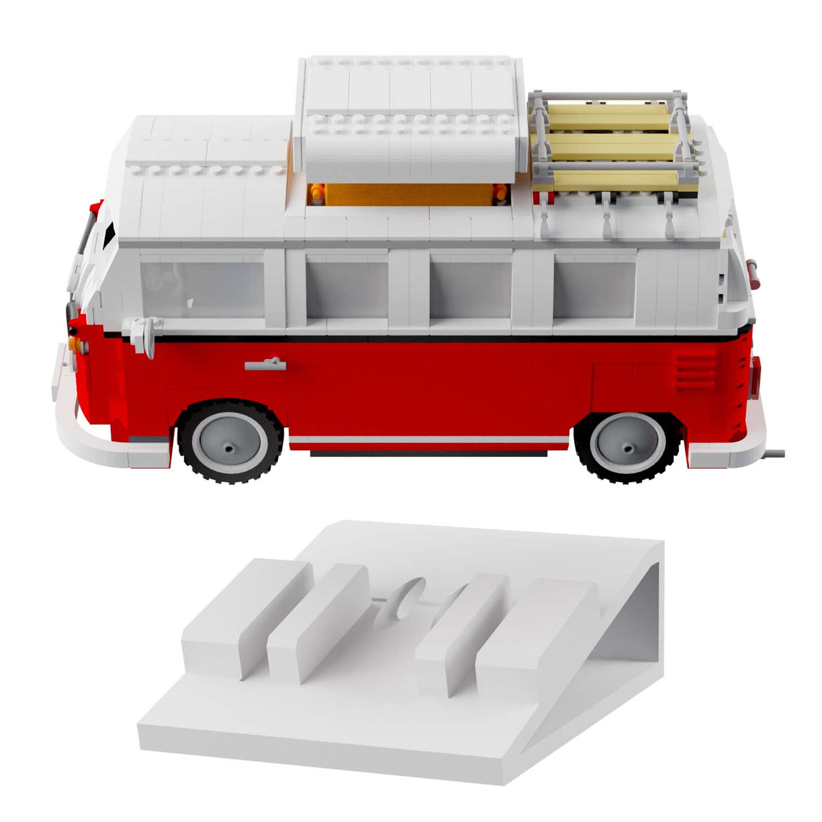 Wandhalterung kompatibel mit LEGO Creator 10220 Volkswagen T1 Bus