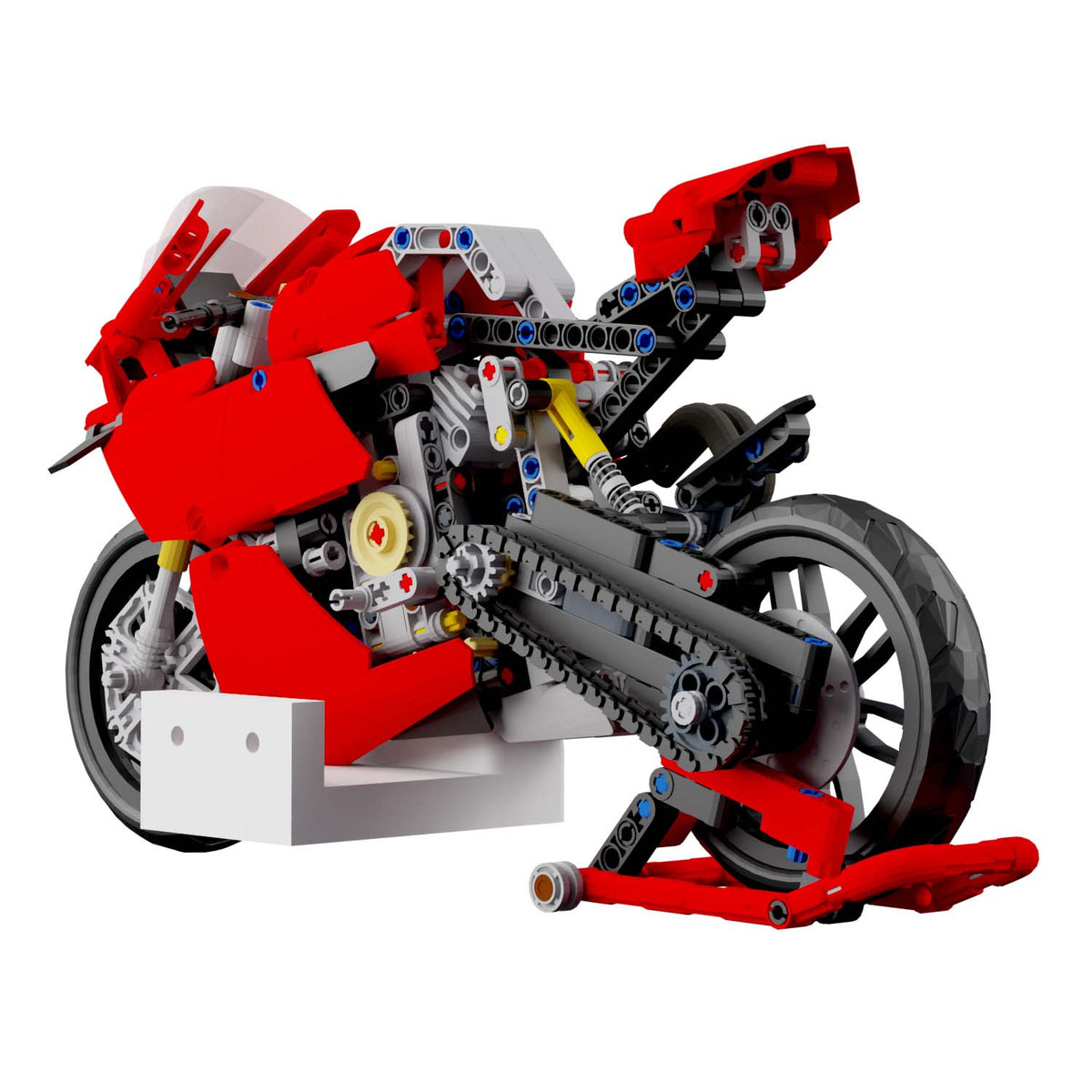 Wandhalterung kompatibel mit LEGO Technik 42107 Ducati Panigale V4 R