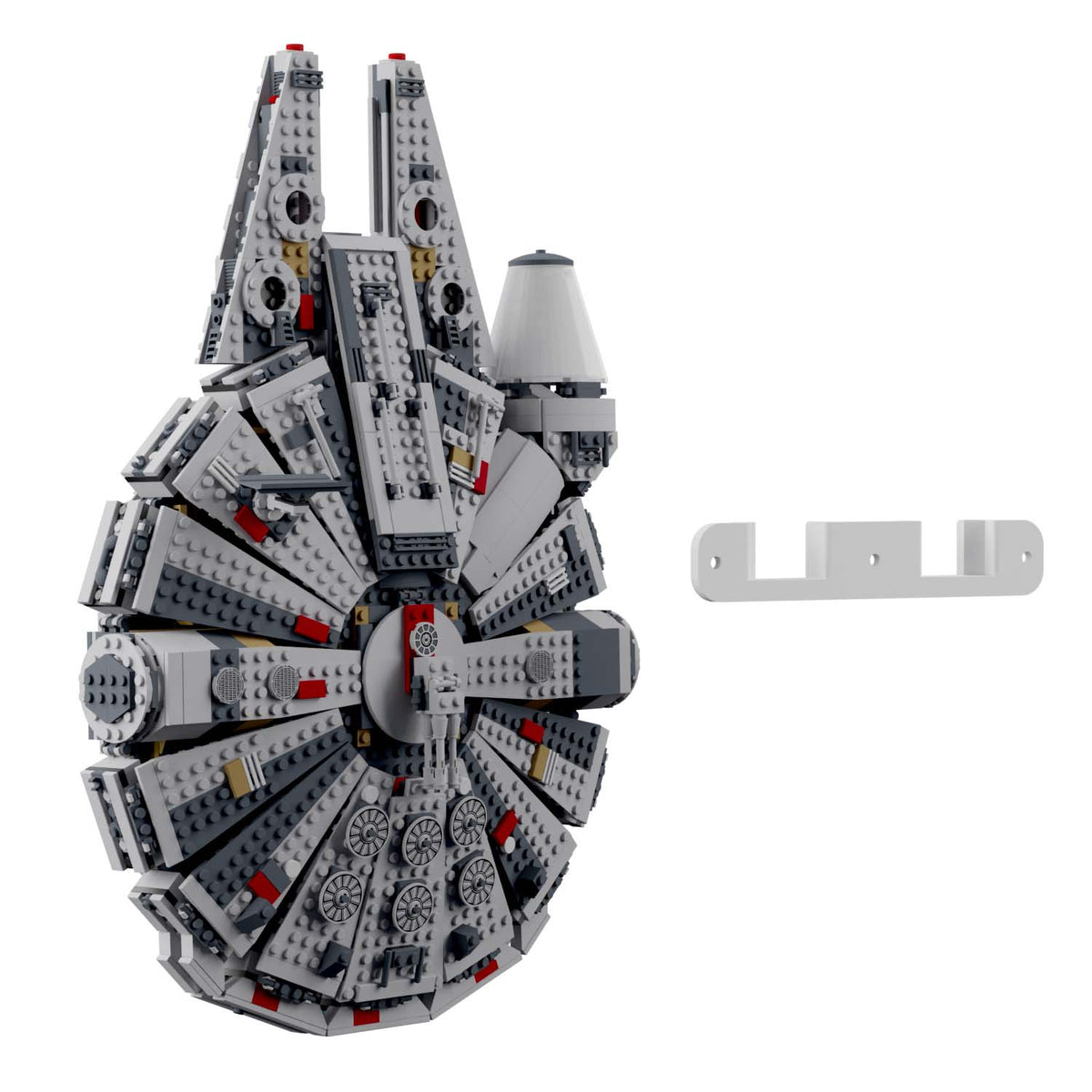 Wandhalterung kompatibel mit LEGO 75105 Star Wars Millennium Falcon