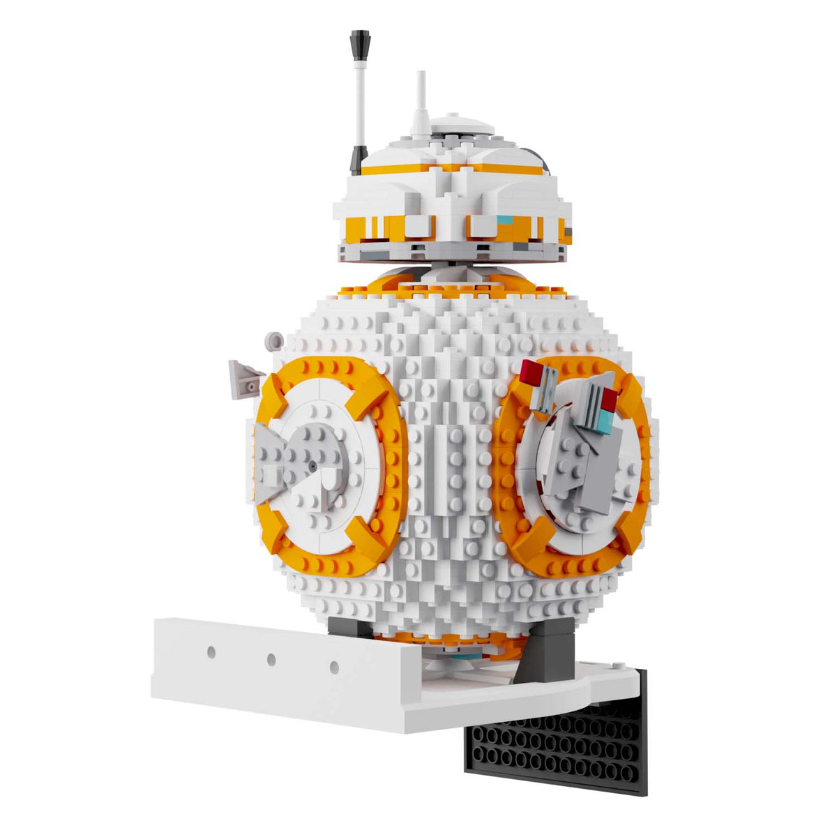 Wandhalterung kompatibel mit LEGO Star Wars 75187 BB-8 Display