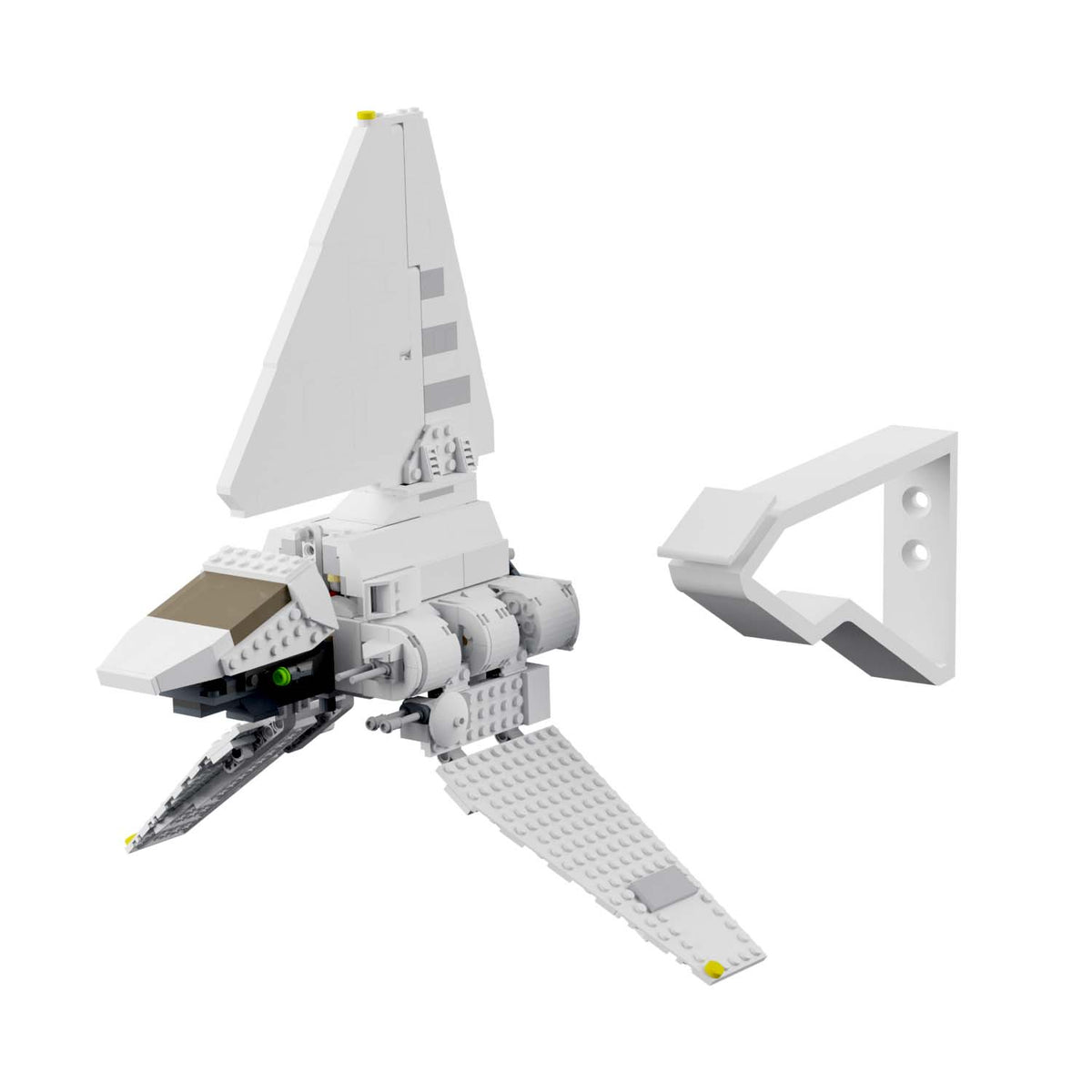 Wandhalterung kompatibel mit LEGO Star Wars 75302 Imperial Shuttle