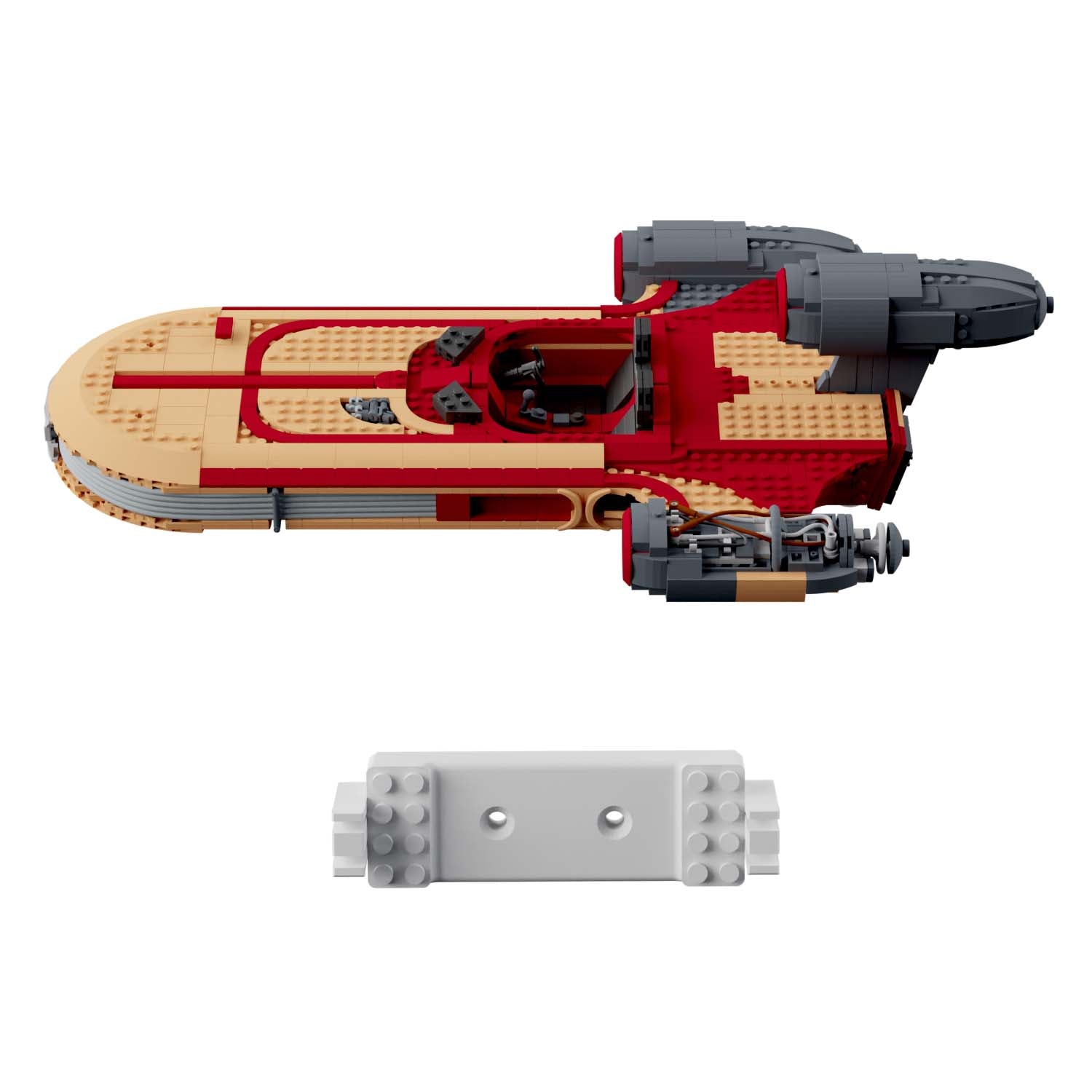 Wandhalterung kompatibel mit LEGO Star Wars 75341 Lukes Landspeeder