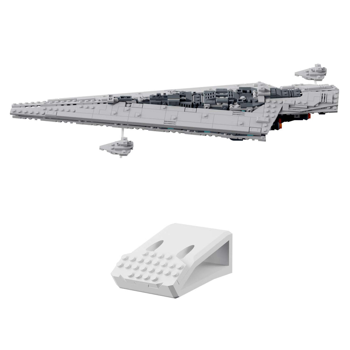 Wandhalterung kompatibel mit LEGO Star Wars 75356 Supersternzerstörer